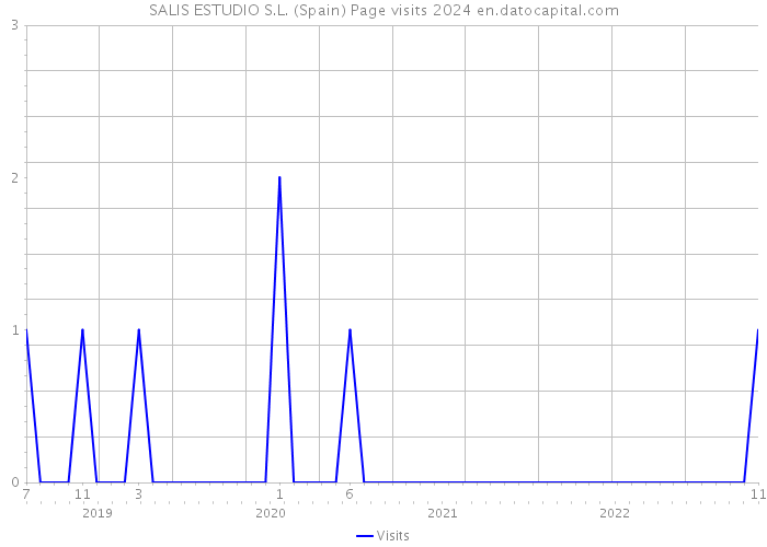SALIS ESTUDIO S.L. (Spain) Page visits 2024 