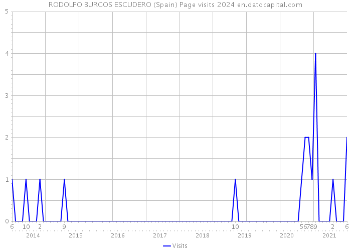 RODOLFO BURGOS ESCUDERO (Spain) Page visits 2024 