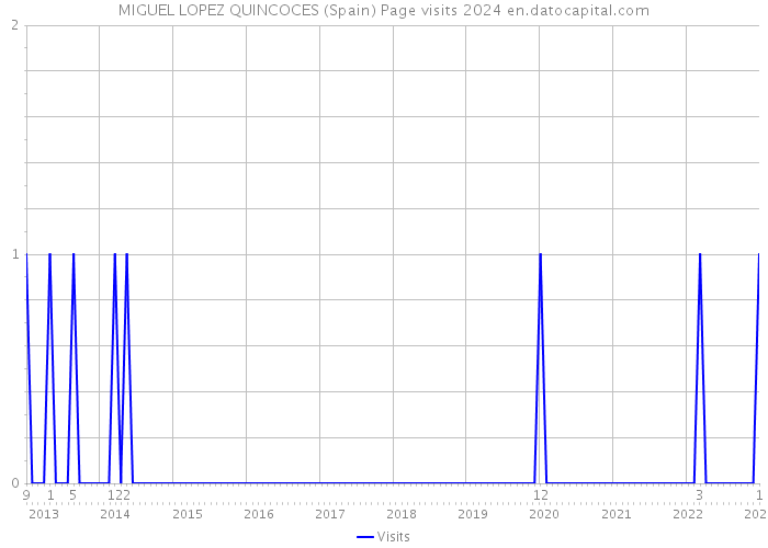 MIGUEL LOPEZ QUINCOCES (Spain) Page visits 2024 
