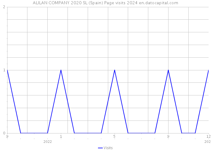 ALILAN COMPANY 2020 SL (Spain) Page visits 2024 