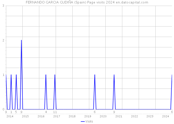 FERNANDO GARCIA GUDIÑA (Spain) Page visits 2024 