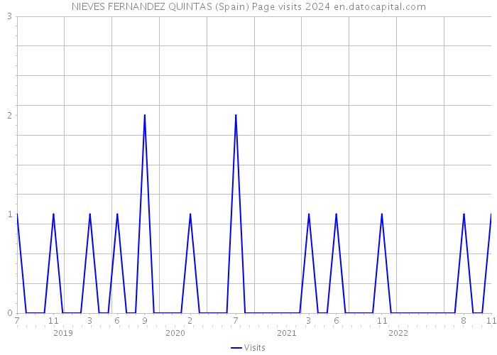 NIEVES FERNANDEZ QUINTAS (Spain) Page visits 2024 