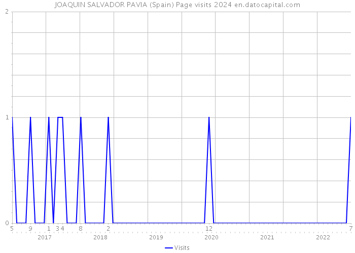 JOAQUIN SALVADOR PAVIA (Spain) Page visits 2024 