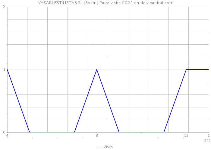 VASARI ESTILISTAS SL (Spain) Page visits 2024 