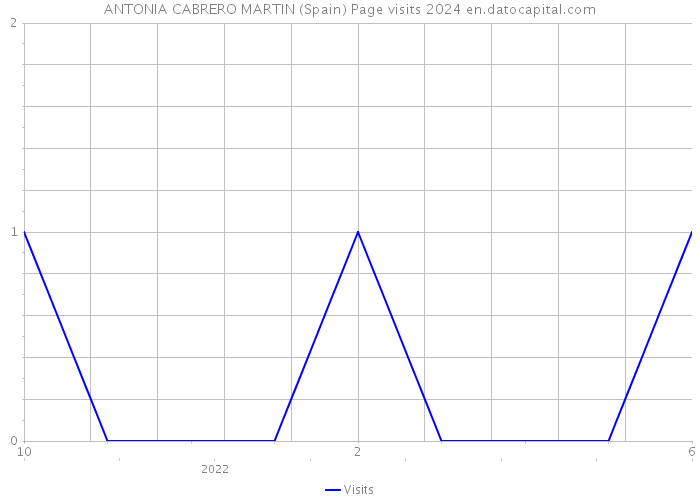 ANTONIA CABRERO MARTIN (Spain) Page visits 2024 