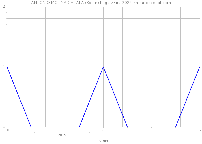ANTONIO MOLINA CATALA (Spain) Page visits 2024 