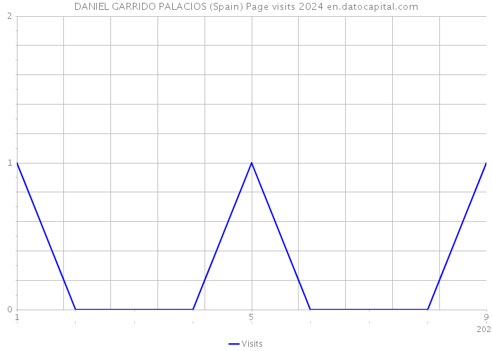 DANIEL GARRIDO PALACIOS (Spain) Page visits 2024 
