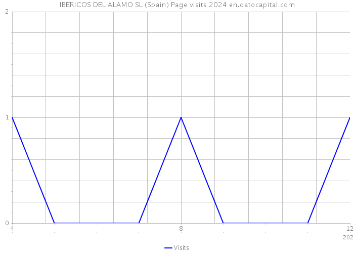 IBERICOS DEL ALAMO SL (Spain) Page visits 2024 