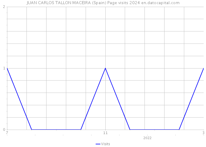 JUAN CARLOS TALLON MACEIRA (Spain) Page visits 2024 