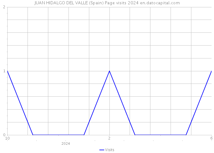 JUAN HIDALGO DEL VALLE (Spain) Page visits 2024 