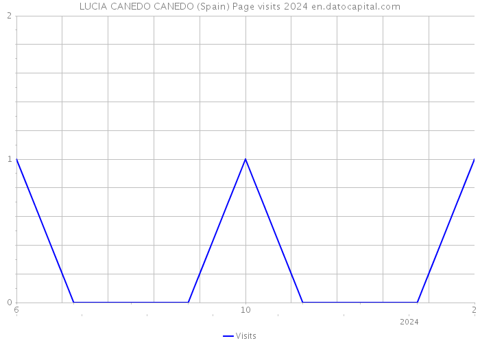LUCIA CANEDO CANEDO (Spain) Page visits 2024 