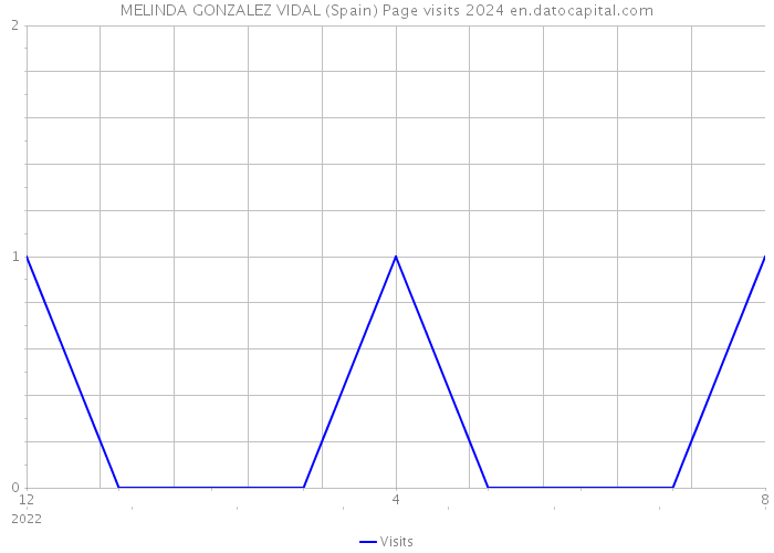 MELINDA GONZALEZ VIDAL (Spain) Page visits 2024 