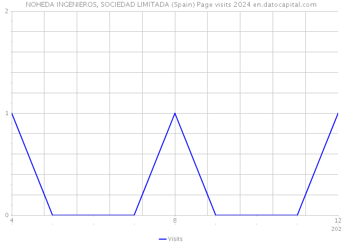 NOHEDA INGENIEROS, SOCIEDAD LIMITADA (Spain) Page visits 2024 