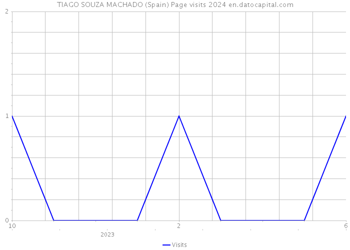 TIAGO SOUZA MACHADO (Spain) Page visits 2024 