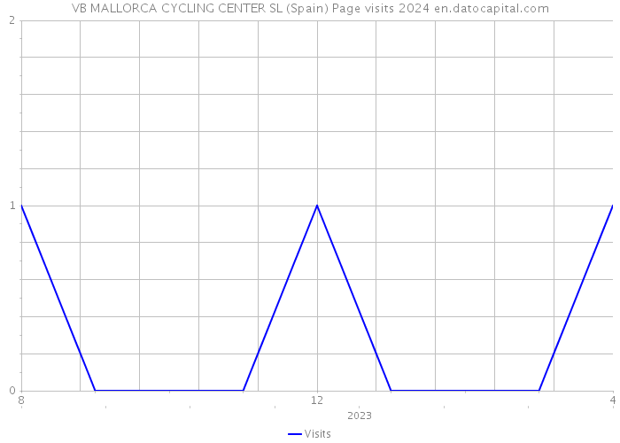 VB MALLORCA CYCLING CENTER SL (Spain) Page visits 2024 