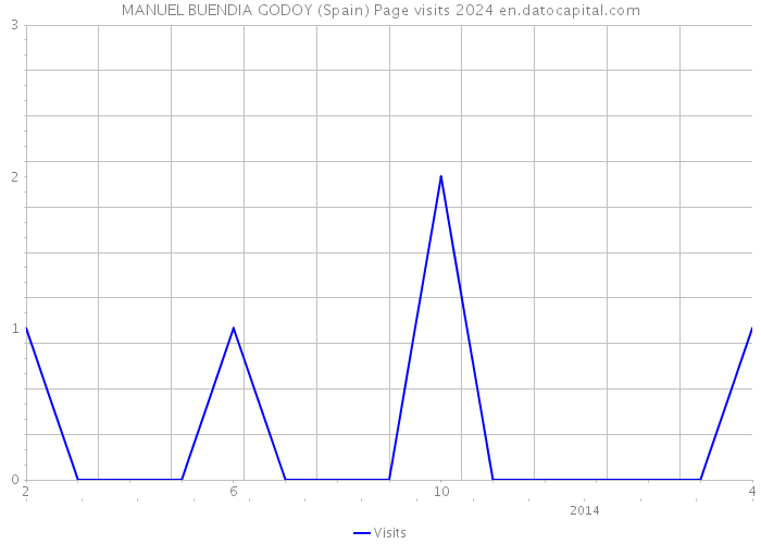 MANUEL BUENDIA GODOY (Spain) Page visits 2024 