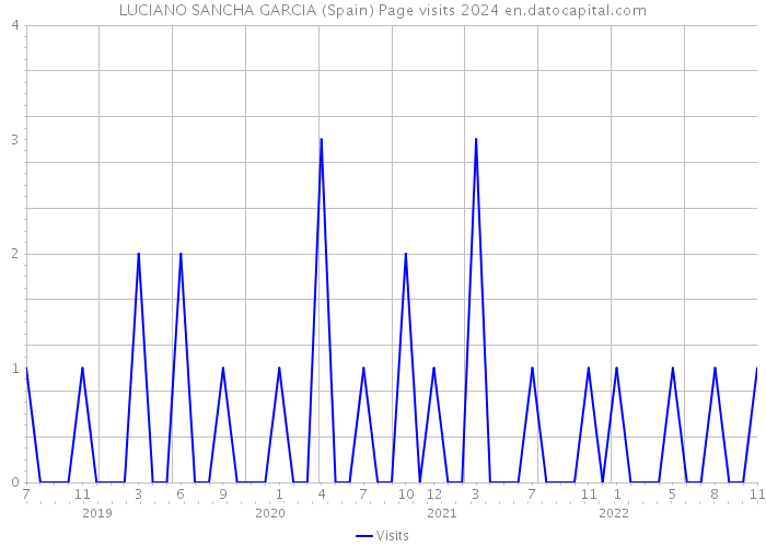LUCIANO SANCHA GARCIA (Spain) Page visits 2024 