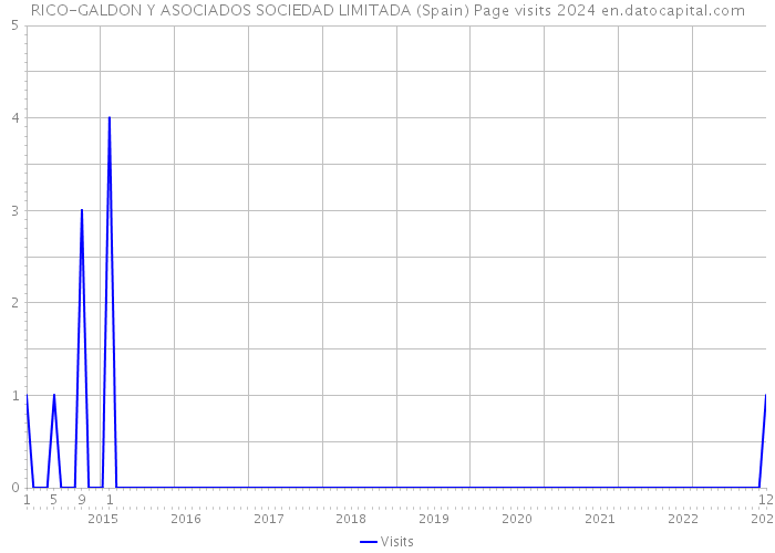 RICO-GALDON Y ASOCIADOS SOCIEDAD LIMITADA (Spain) Page visits 2024 