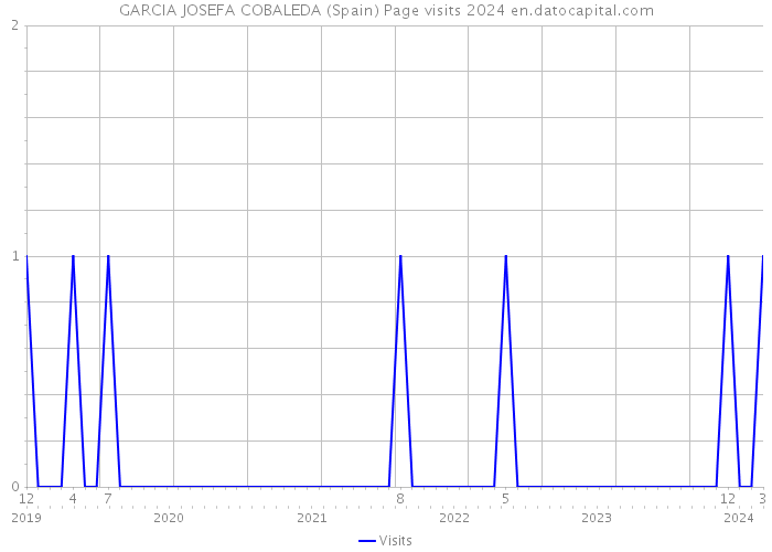 GARCIA JOSEFA COBALEDA (Spain) Page visits 2024 