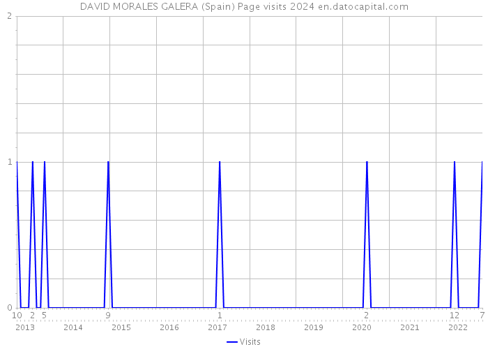 DAVID MORALES GALERA (Spain) Page visits 2024 