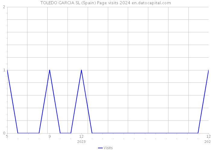 TOLEDO GARCIA SL (Spain) Page visits 2024 
