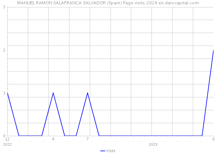 MANUEL RAMON SALAFRANCA SALVADOR (Spain) Page visits 2024 