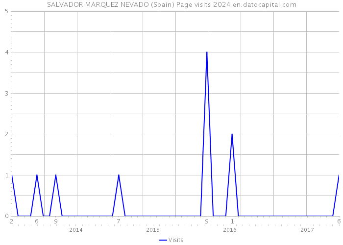 SALVADOR MARQUEZ NEVADO (Spain) Page visits 2024 