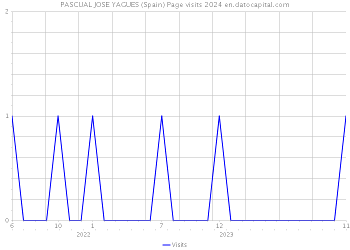 PASCUAL JOSE YAGUES (Spain) Page visits 2024 