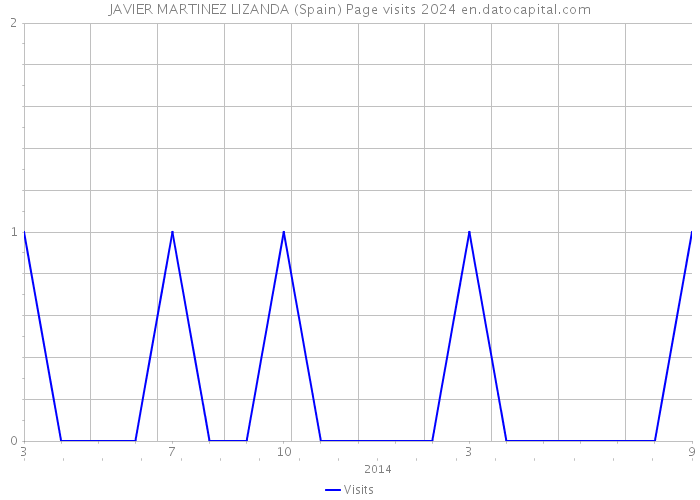 JAVIER MARTINEZ LIZANDA (Spain) Page visits 2024 