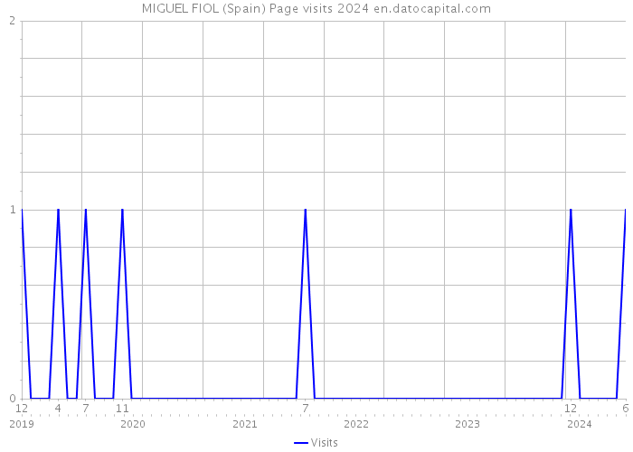 MIGUEL FIOL (Spain) Page visits 2024 