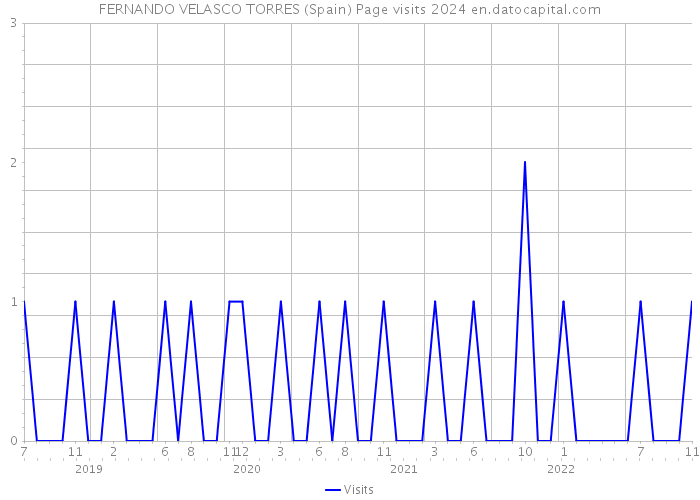 FERNANDO VELASCO TORRES (Spain) Page visits 2024 