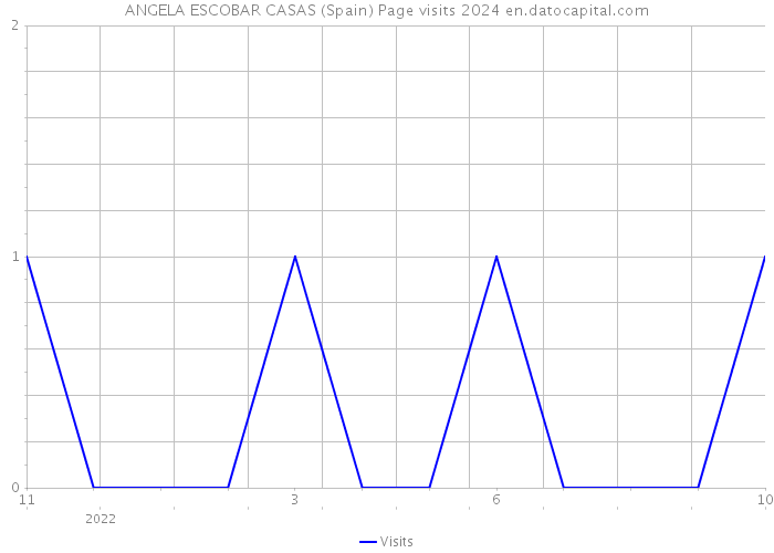 ANGELA ESCOBAR CASAS (Spain) Page visits 2024 