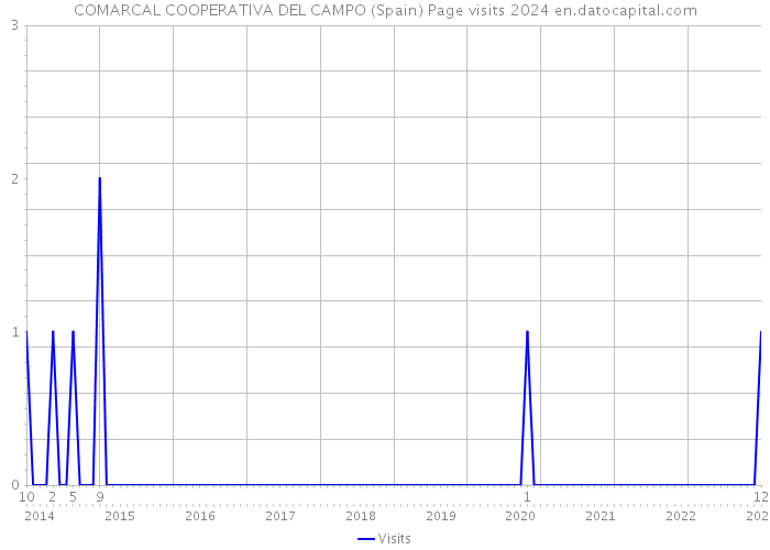 COMARCAL COOPERATIVA DEL CAMPO (Spain) Page visits 2024 