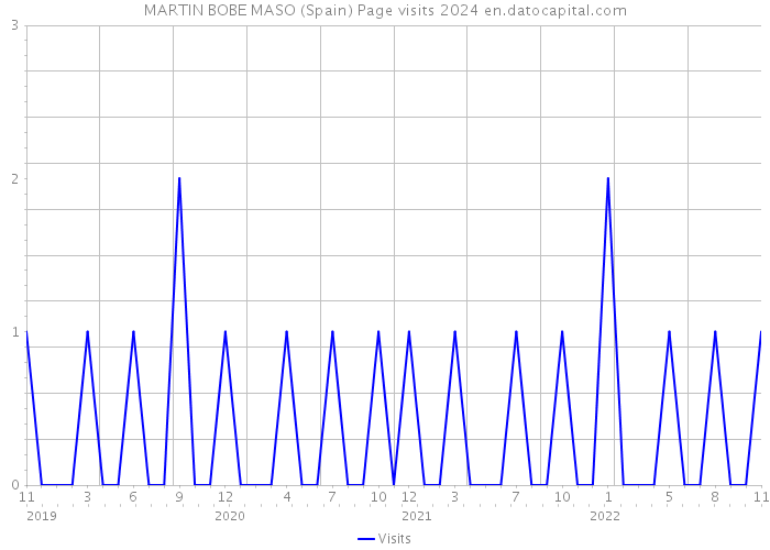 MARTIN BOBE MASO (Spain) Page visits 2024 