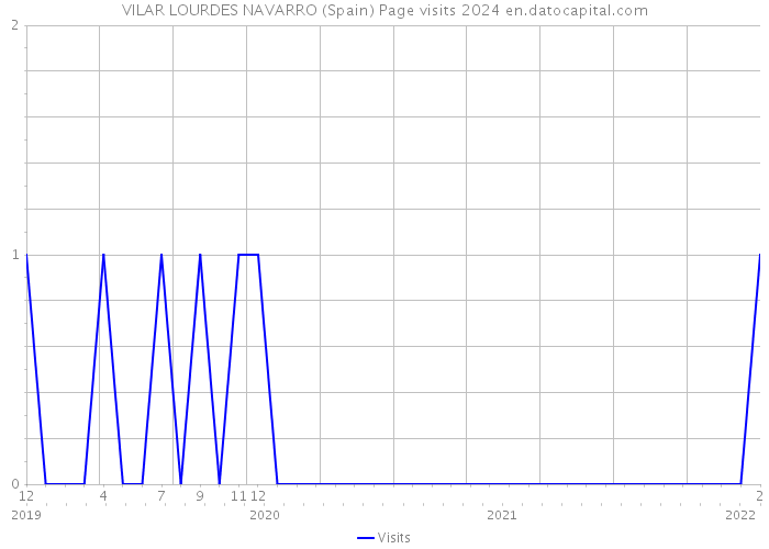 VILAR LOURDES NAVARRO (Spain) Page visits 2024 