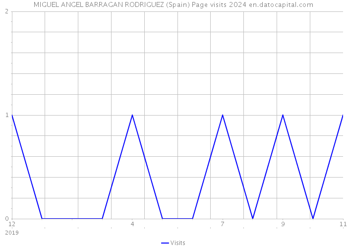 MIGUEL ANGEL BARRAGAN RODRIGUEZ (Spain) Page visits 2024 