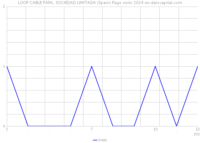 LOOP CABLE PARK, SOCIEDAD LIMITADA (Spain) Page visits 2024 