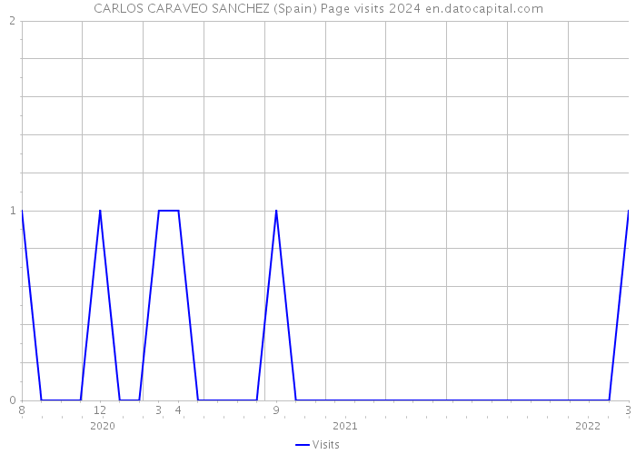 CARLOS CARAVEO SANCHEZ (Spain) Page visits 2024 