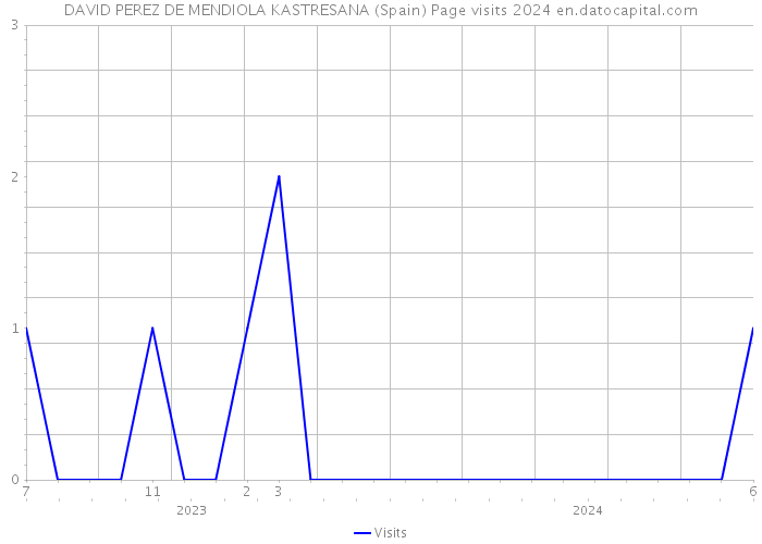 DAVID PEREZ DE MENDIOLA KASTRESANA (Spain) Page visits 2024 