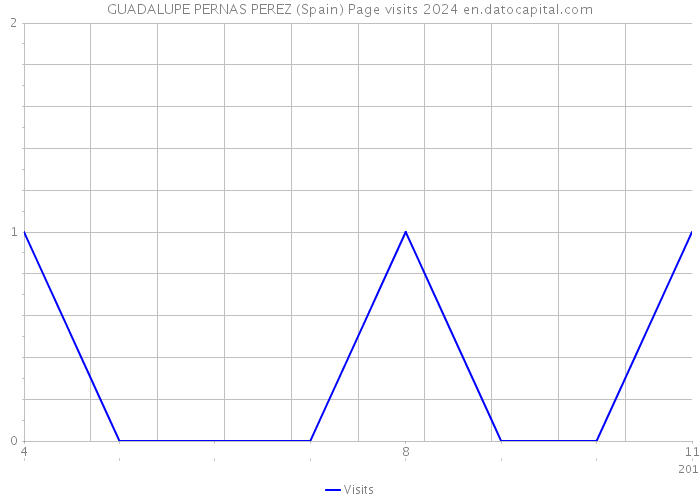 GUADALUPE PERNAS PEREZ (Spain) Page visits 2024 