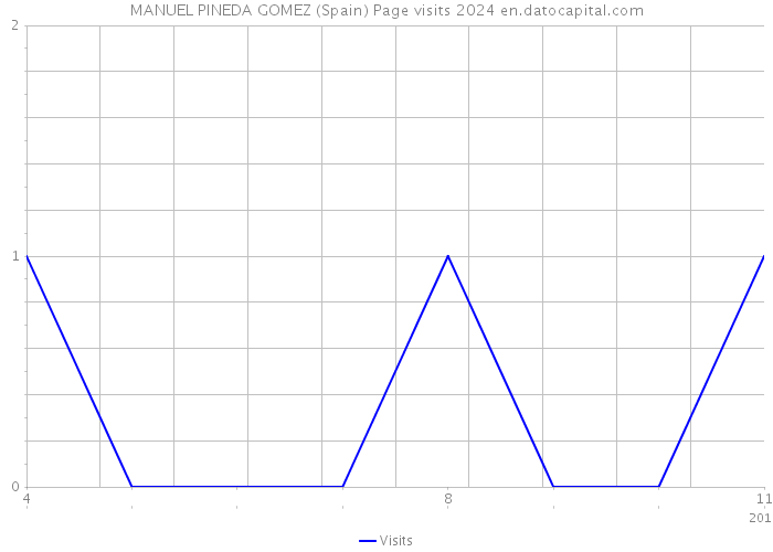 MANUEL PINEDA GOMEZ (Spain) Page visits 2024 