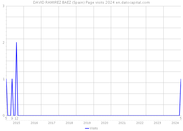 DAVID RAMIREZ BAEZ (Spain) Page visits 2024 