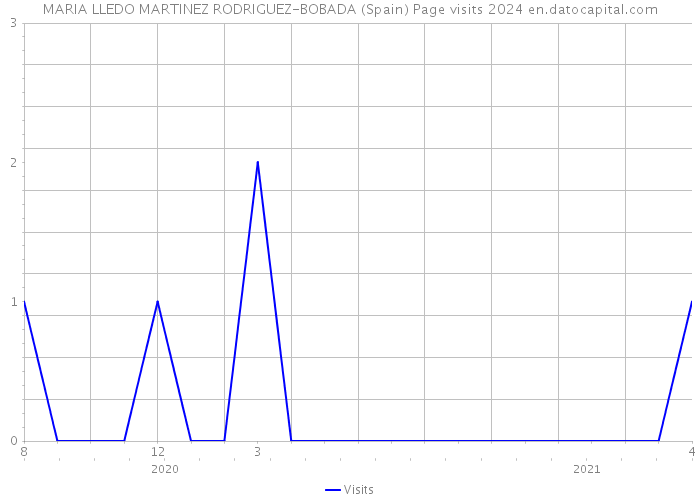 MARIA LLEDO MARTINEZ RODRIGUEZ-BOBADA (Spain) Page visits 2024 