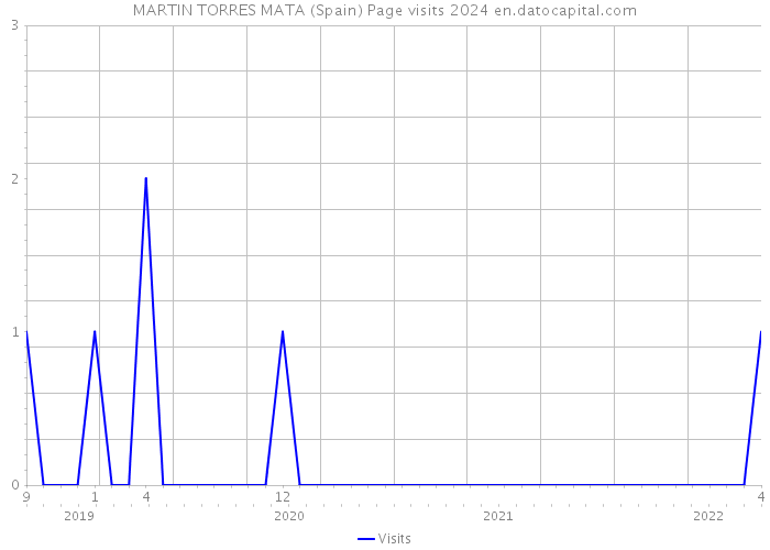 MARTIN TORRES MATA (Spain) Page visits 2024 