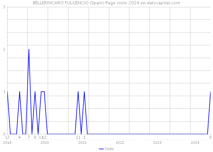 BELLERINCARO FULGENCIO (Spain) Page visits 2024 
