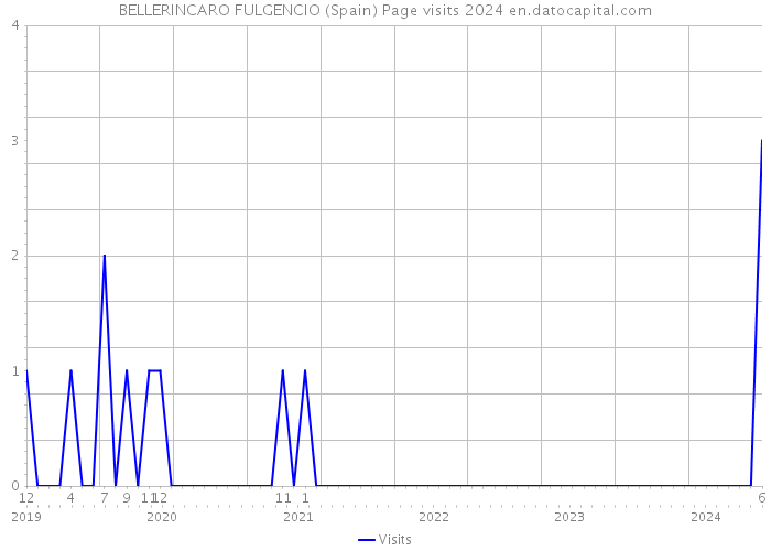 BELLERINCARO FULGENCIO (Spain) Page visits 2024 