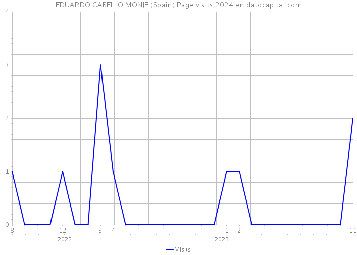 EDUARDO CABELLO MONJE (Spain) Page visits 2024 