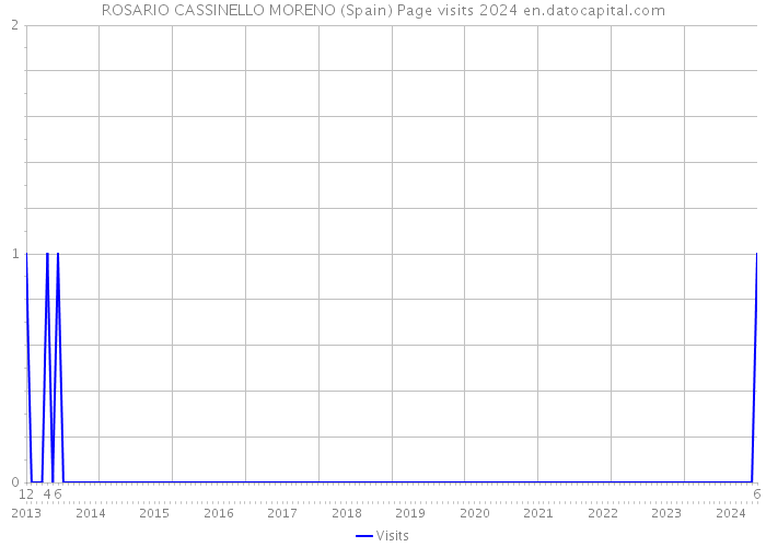 ROSARIO CASSINELLO MORENO (Spain) Page visits 2024 