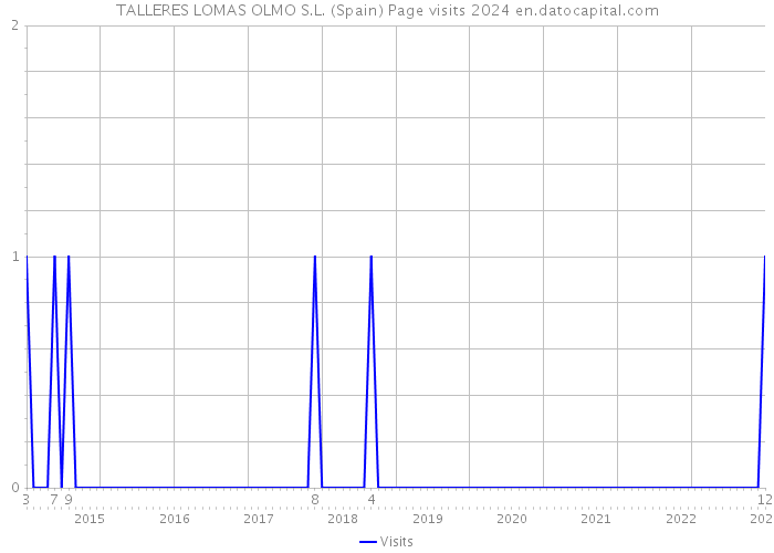 TALLERES LOMAS OLMO S.L. (Spain) Page visits 2024 