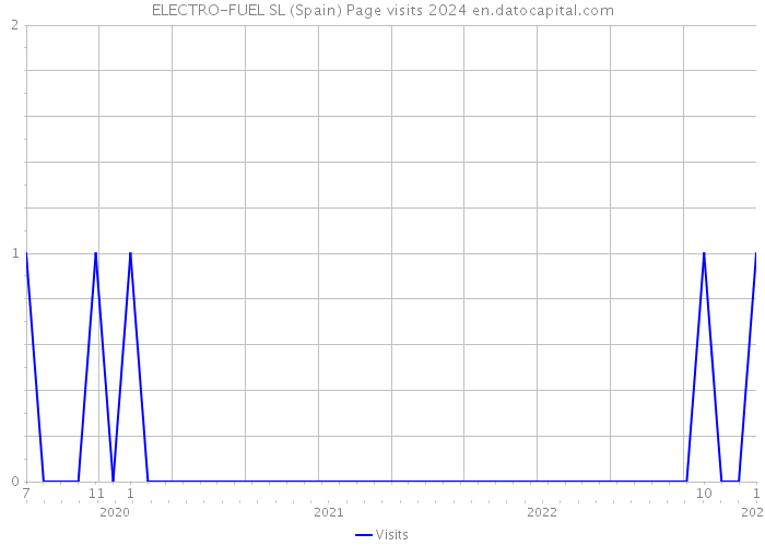 ELECTRO-FUEL SL (Spain) Page visits 2024 